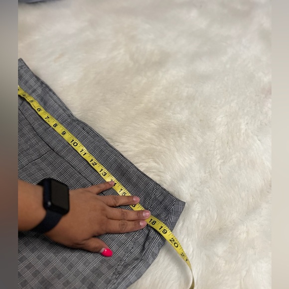 Hilary Radley sz xl women’s gray plaid checkered wide waistband pull on pant0639 - Picture 5 of 6